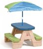 Step2 Sit And Play Picknicktafel Voor 4 Kinderen Met Parasol Picknick Set Voor Kind Van Plastic/Kunststof online kopen