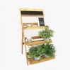 H&S Collection Plantenrek met 3 niveaus 39x17x76 cm hout online kopen