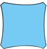 Velleman Schaduwdoek Vierkant 3, 6x3, 6 Hemelsblauw online kopen