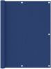 VidaXL Balkonscherm 120x400 cm oxford stof blauw online kopen