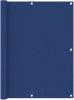 VidaXL Balkonscherm 120x600 cm oxford stof blauw online kopen