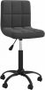 VidaXL Kantoorstoel draaibaar fluweel zwart online kopen
