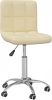 VIDAXL Kantoorstoel draaibaar kunstleer cr&#xE8, mekleurig online kopen
