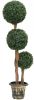 VidaXL Kunstplant met pot buxus bolvorming 119 cm groen online kopen