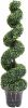 VidaXL Kunstplant met pot buxus spiraal 117 cm groen online kopen
