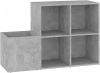 VidaXL Opbergkast 105x35, 5x70 cm spaanplaat betongrijs online kopen