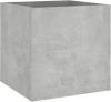 VidaXL Plantenbak 40x40x40 cm bewerkt hout betongrijs online kopen