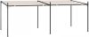 VIDAXL Prieel met uittrekbaar dak 600x300x233 cm cr&#xE8, mekleurig online kopen
