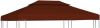 VIDAXL Prieeldak 2 laags 310 g/m&#xB2, 4x3 m terracottakleurig online kopen