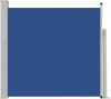 VidaXL Tuinscherm uittrekbaar 170x300 cm blauw online kopen