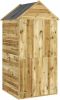 VIDAXL Tuinschuur met deur 107x107x220 cm ge&#xEF, mpregneerd grenenhout online kopen