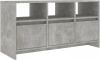 VidaXL Tv meubel 102x37, 5x52, 5 cm spaanplaat betongrijs online kopen
