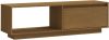 VidaXL Tv meubel 110x30x33, 5 cm massief grenenhout honingbruin online kopen