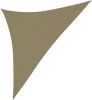 VidaXL Zonnescherm driehoekig 2, 5x2, 5x3, 5 m oxford stof beige online kopen