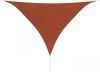 VidaXL Zonnescherm driehoekig 3, 6x3, 6x3, 6m oxford stof terracottakleur online kopen