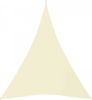 VIDAXL Zonnescherm driehoekig 5x7x7 m oxford stof cr&#xE8, mekleurig online kopen