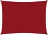 VidaXL Zonnescherm rechthoekig 2x4 m oxford stof rood online kopen