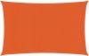 VIDAXL Zonnezeil 160 g/m&#xB2, 2, 5x3, 5 m HDPE oranje online kopen