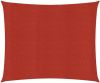 VIDAXL Zonnezeil 160 g/m&#xB2, 2, 5x3 m HDPE rood online kopen