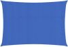 VIDAXL Zonnezeil 160 g/m&#xB2, 2, 5x4, 5 m HDPE blauw online kopen