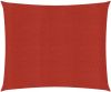 VIDAXL Zonnezeil 160 g/m&#xB2, 2x2, 5 m HDPE rood online kopen