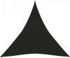 VIDAXL Zonnezeil 160 g/m&#xB2, 4, 5x4, 5x4, 5 m HDPE zwart online kopen