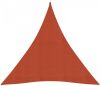VIDAXL Zonnezeil 160 g/m&#xB2, 4x4x4 m HDPE terracottakleurig online kopen