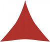 VIDAXL Zonnezeil 160 g/m&#xB2, 4x5x5 m HDPE rood online kopen