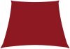 VidaXL Zonnezeil trapezium 2/4x3 m oxford stof rood online kopen