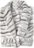 Zo!Home Zo Home Flanel Fleece Badjas Siberian White Tiger grey online kopen