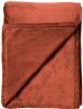 Dutch Decor Billy Plaid Flannel Fleece 150x200 Cm Potters Clay Oranje Superzacht online kopen