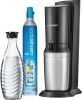 Sodastream Crystal Black toestel incl. glazen karaf en 60L CO2 cilinder Waterkan Zwart online kopen