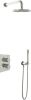 Douche Concurrent Regendoucheset Inbouw Hotbath Laddy Get Together 20cm Rond Geborsteld Nikkel Thermostaatkraan met Handdouche met 2 weg Omstelling online kopen