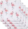Jollein hydrofiele luier Flamingo set van 4 roze/wit online kopen
