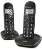Doro Senioren Dect telefoon Pe 110 Duo Zwart online kopen