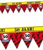 Paper Dreams Slinger Party Tape 50 Jaar 12 Meter Rood/geel online kopen