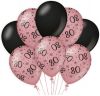 Paperdreams Decoration Balloons Roze/zwart 80 Verpakking A 8 Stuks online kopen
