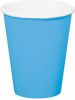 Folat 8x Stuks Drinkbekers Van Papier Blauw 350 Ml Feestbekertjes online kopen