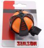 Simson Fietsbel Joy 8, 5 X 10, 8 Cm Aluminium Oranje/zwart online kopen