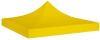 VIDAXL Partytentdak 270 g/m&#xB2, 2x2 m geel online kopen