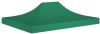 VIDAXL Partytentdak 270 g/m&#xB2, 4, 5x3 m groen online kopen