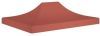 VIDAXL Partytentdak 270 g/m&#xB2, 4x3 m terracotta online kopen