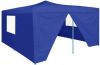 VidaXL Prieel Inklapbaar Met 4 Zijwanden 5x5 M Blauw online kopen