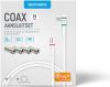 Technetix Coax Adapter 4x/F Male, IEC Female Me online kopen