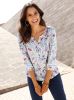 Comfortabele blouse in bont gedessineerd van heine online kopen