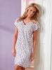 Nachthemd in wit/paars van Arabella online kopen