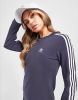 Adidas Originals 3 Stripe Longsleeve California Dames Shadow Navy Dames online kopen
