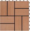 VIDAXL 22 st Terrastegels 30x30 cm 2 m&#xB2, HKC bruin online kopen