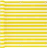 VIDAXL Balkonscherm 90x500 cm HDPE geel en wit online kopen
