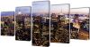 VIDAXL Canvas muurdruk set Horizon New York skyline 100 x 50 cm online kopen
